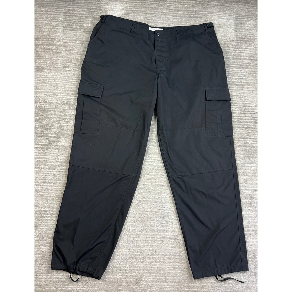 First Class Cargo Pants Mens 2XL Black Tactical Ripstop Utility Workwear 43-46
